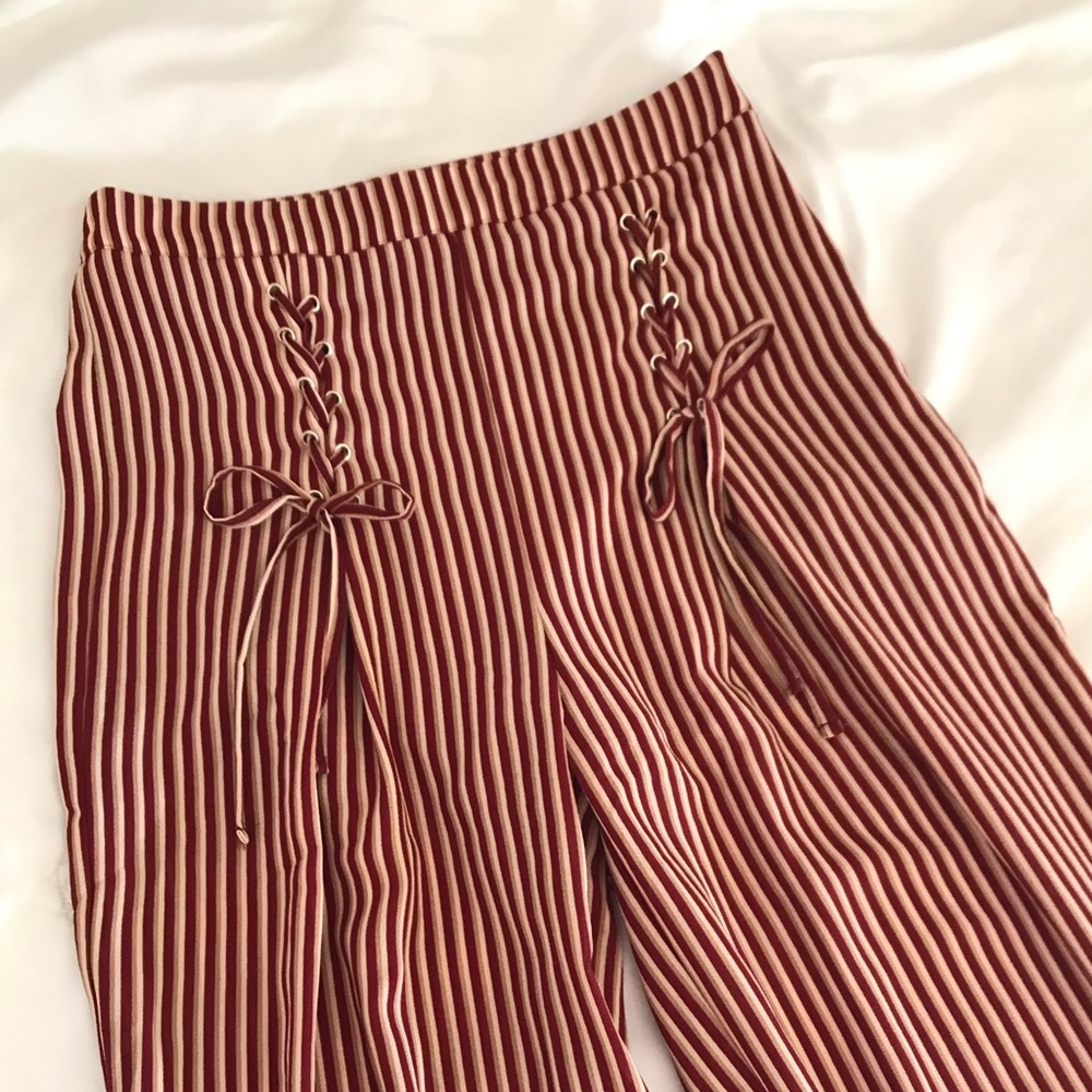 Honey Belle Stripped Pants, Women’s M